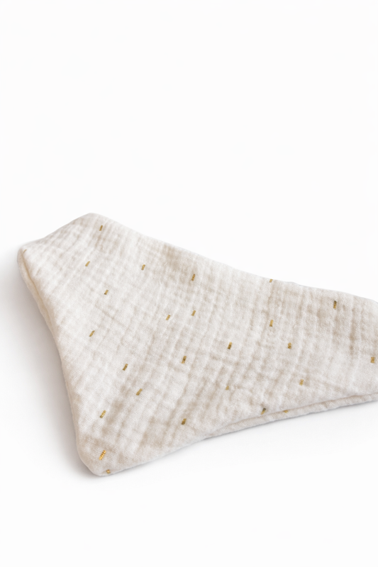 Musselin Halstuch CREME GOLD