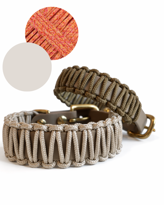 WANNA DO Paracord x Biothane Halsband