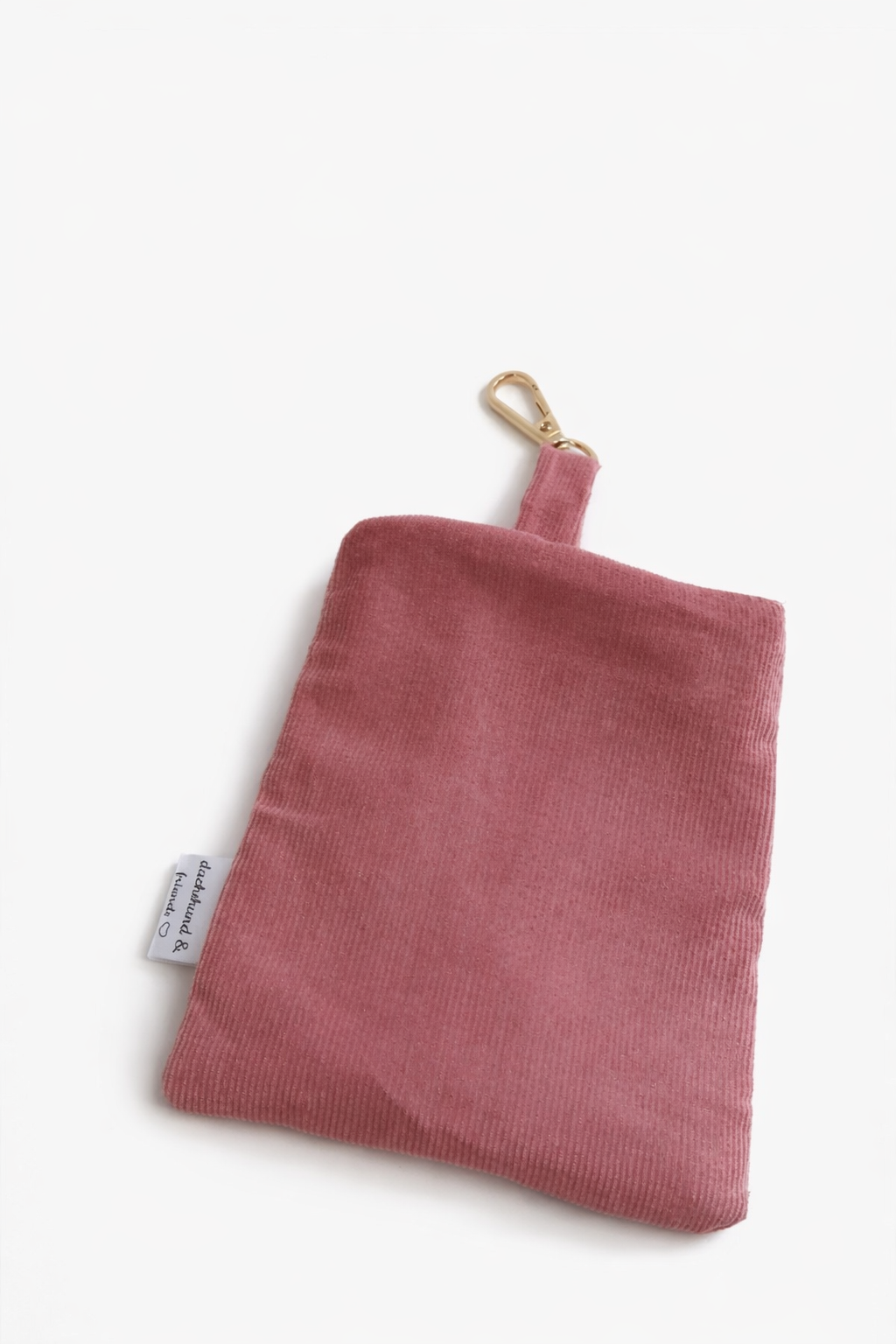 Leckerlibeutel babycord rosa