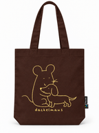 Baumwolltasche „Dackelmaus“
