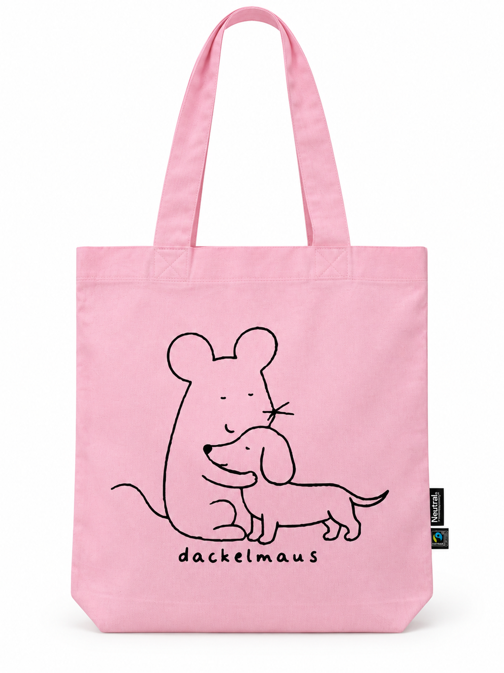 Baumwolltasche „Dackelmaus“