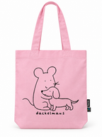 Baumwolltasche „Dackelmaus“