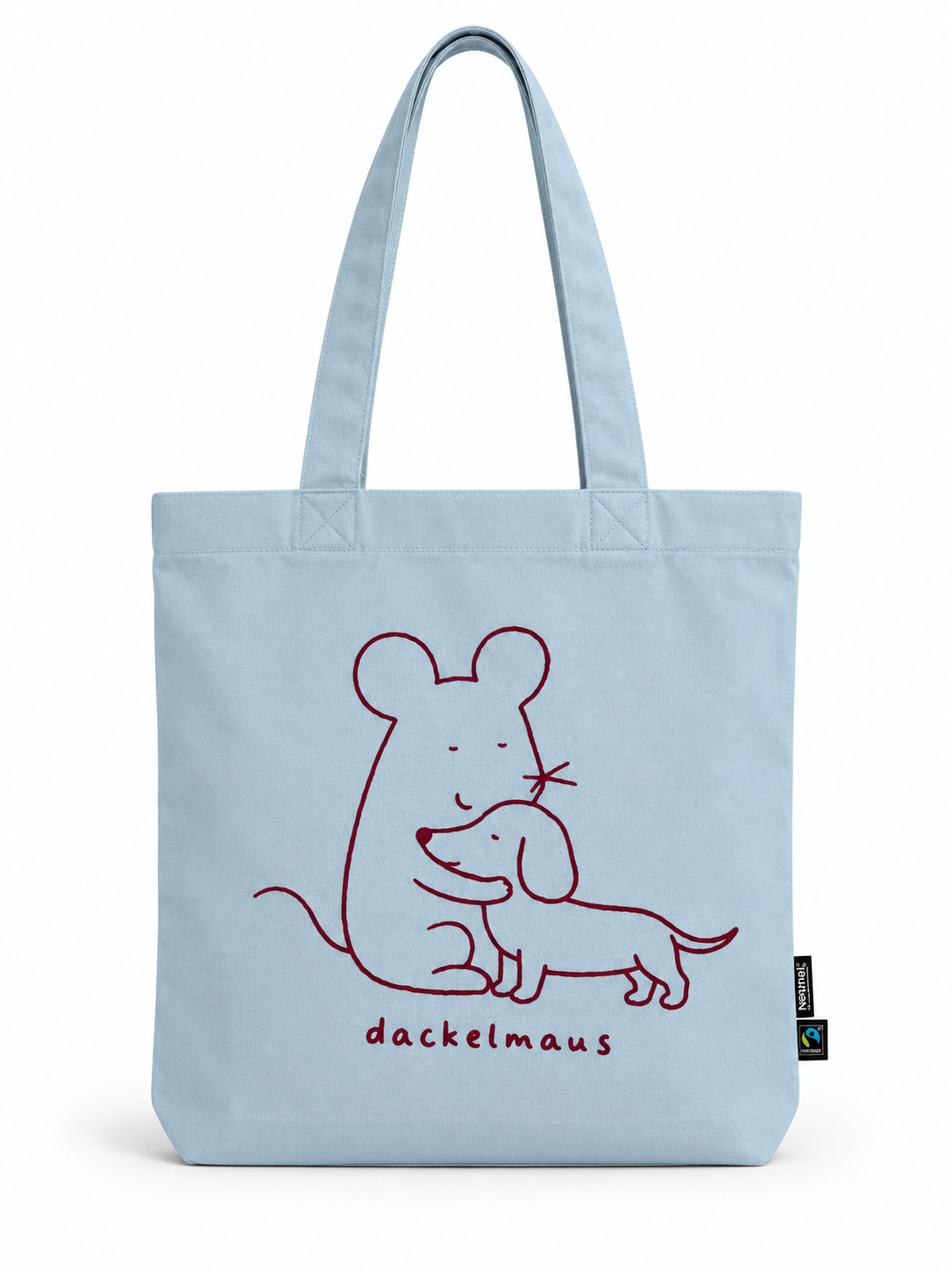 Baumwolltasche „Dackelmaus“