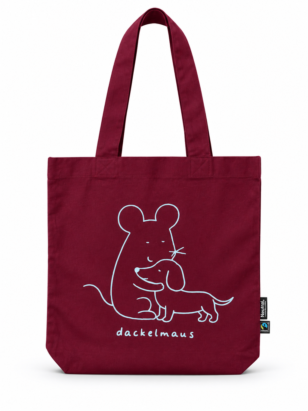 Baumwolltasche „Dackelmaus“