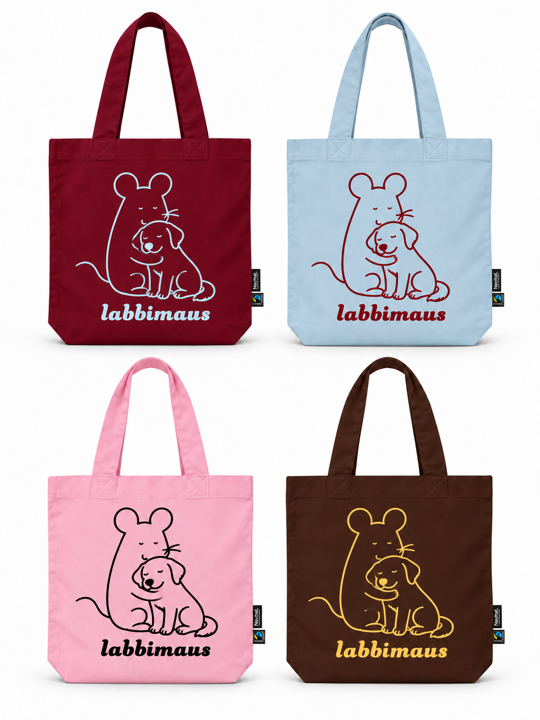 Baumwolltasche „Labbimaus“