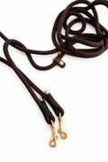 Mix & Match Nylonleine mit Ledertakelung - Crossbody