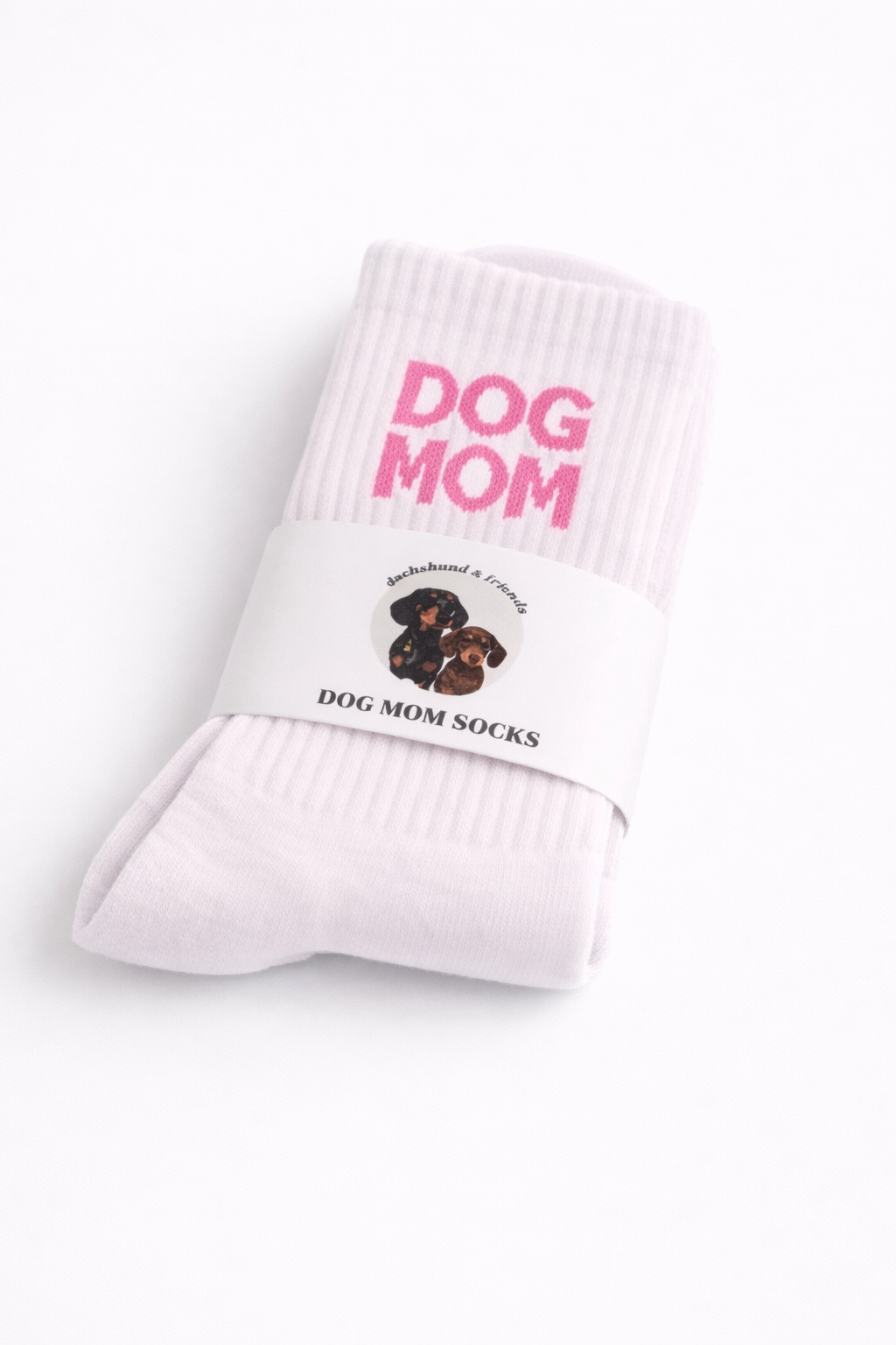 DOG MOM Socken - PINK Edition