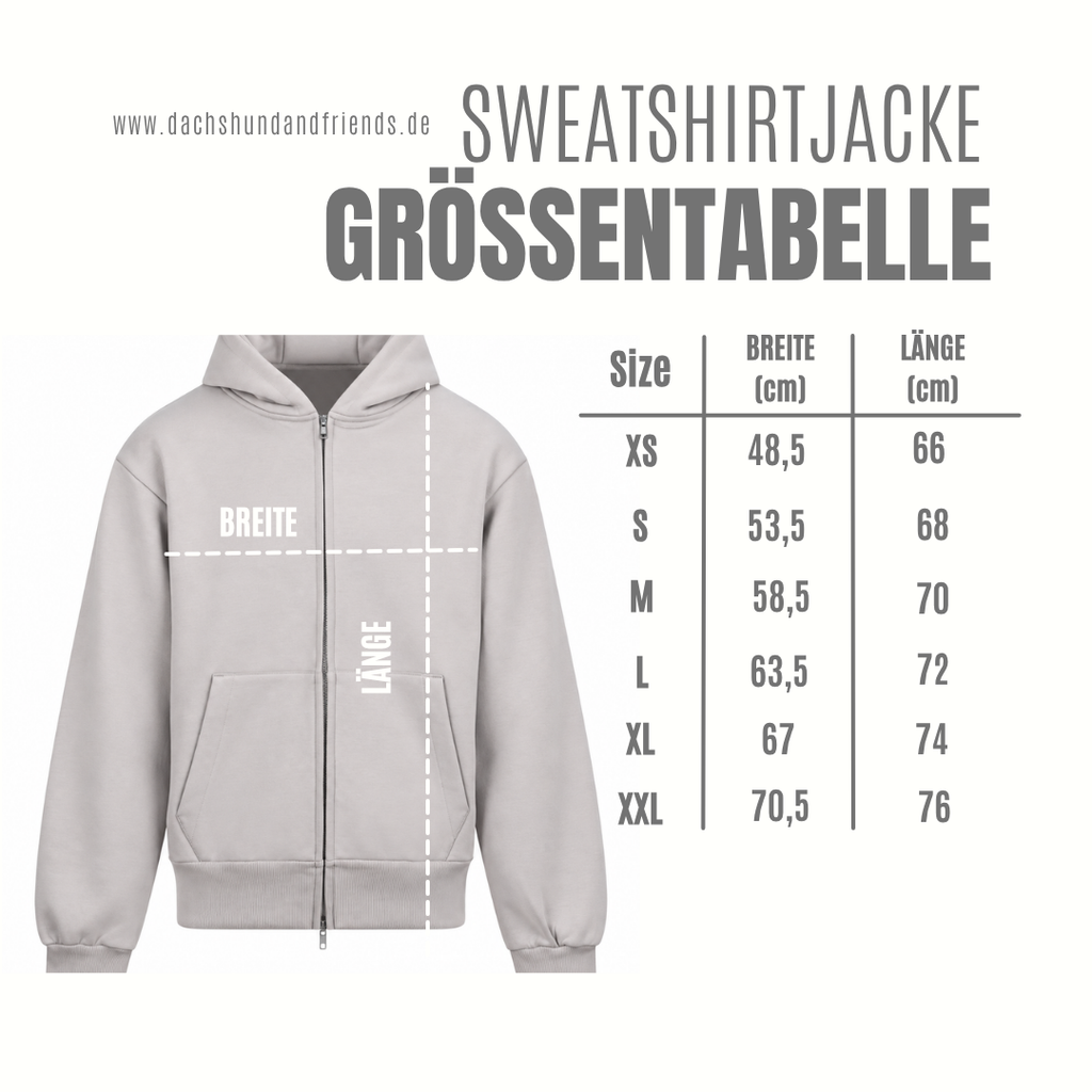Sweatshirtjacke -  "Everyday Walkies Club"