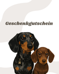 Geschenkgutschein - dachshund&friends (E-Mail)