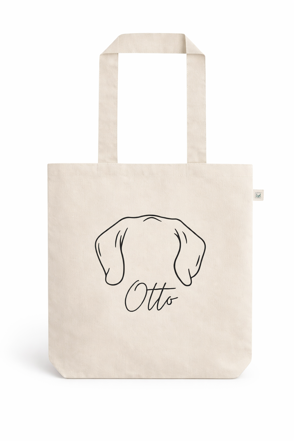Baumwolltasche Hundeohren