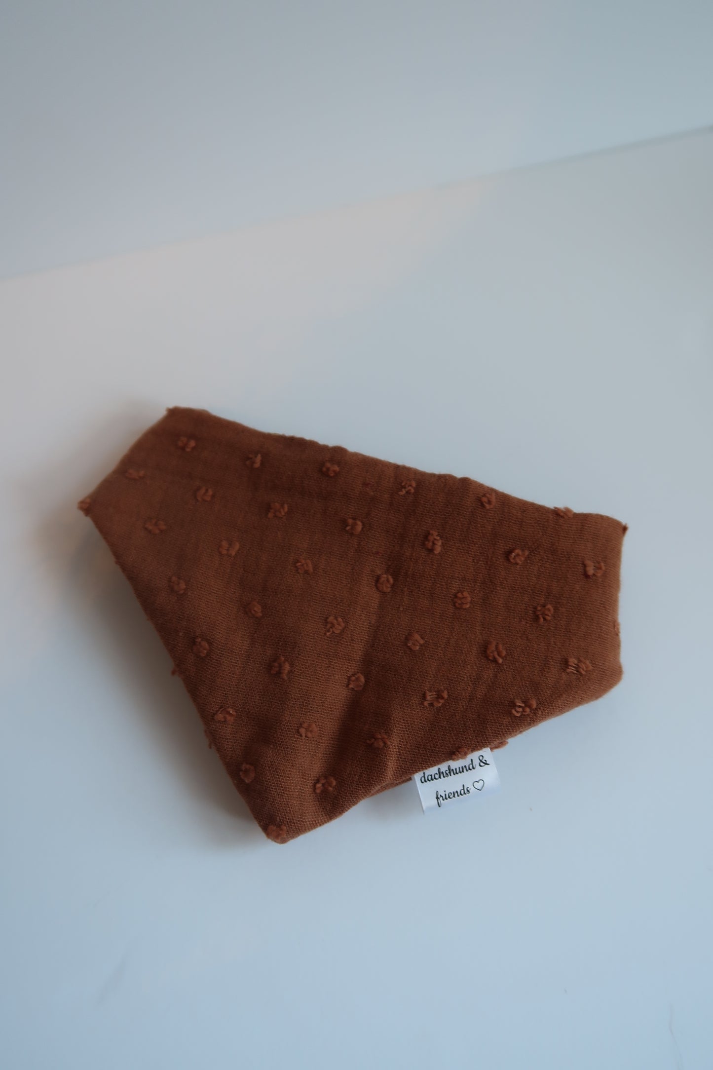 Musselin Halstuch BROWN DOTS