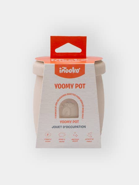 Yoomy Pot Beschäftigungsspielzeug, sandfarben