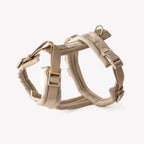 FURLOU Hundegeschirr Samt - Sand