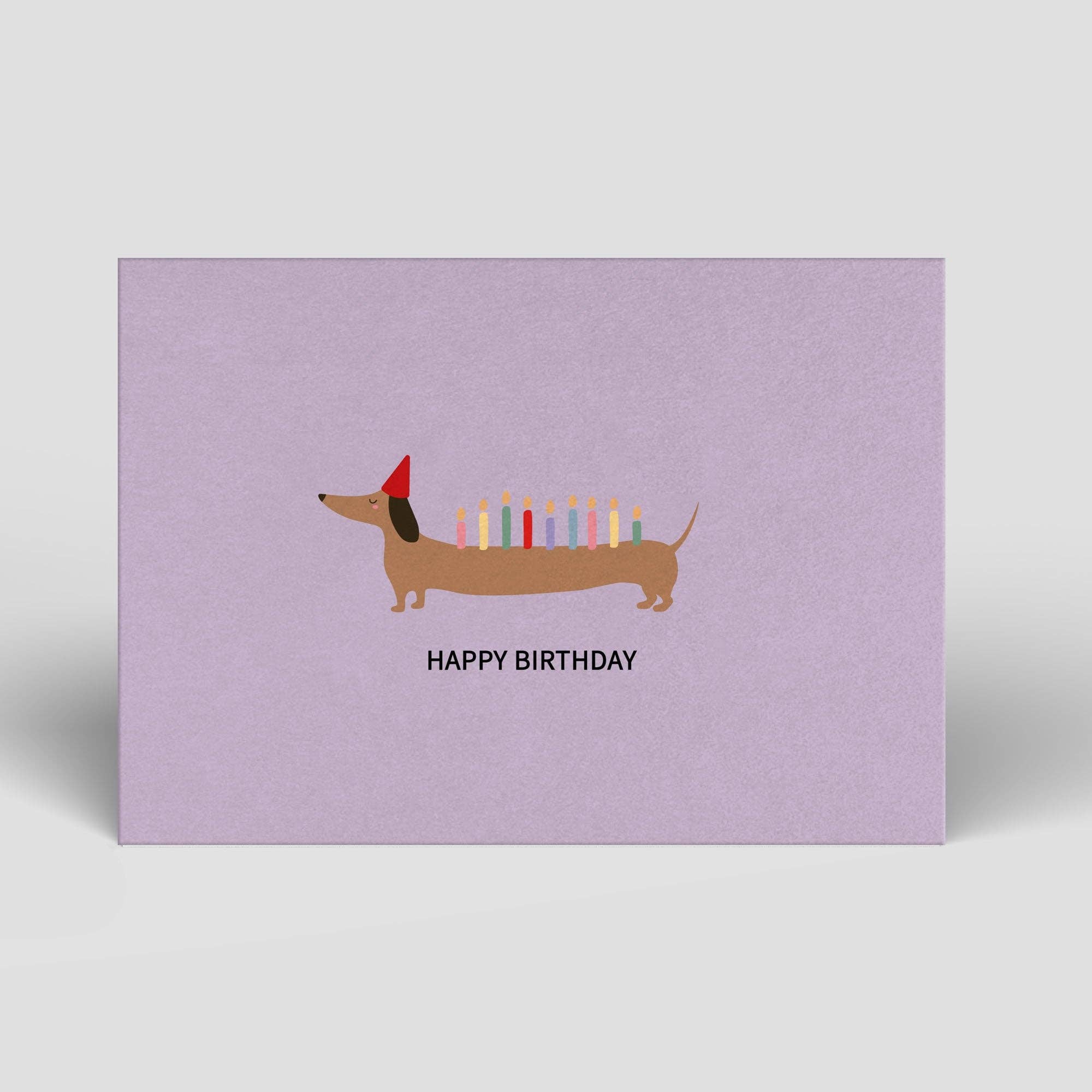 Postkarte - Happy Birthday - Naturbedacht