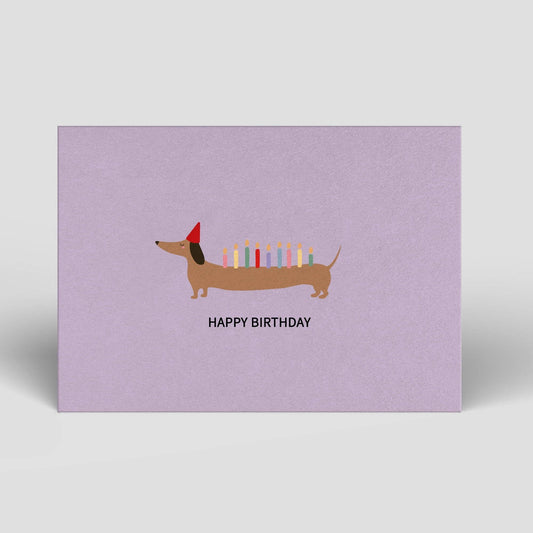 Postkarte - Happy Birthday - Naturbedacht